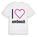 Jag älskar Grönsö t-shirt stort tryck
