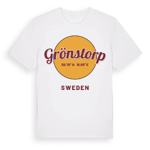 Grönstorp cirkel t-shirt – ekologisk bomull t-shirt från Pinshirt