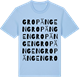 Blue Soul t-shirt med Gropängen ordlek t-shirt
