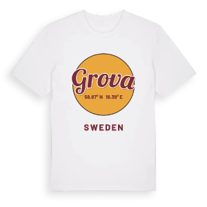 Grova cirkel t-shirt – ekologisk bomull t-shirt från Pinshirt