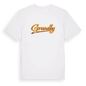 Grundby baseball t-shirt – ekologisk bomull t-shirt från Pinshirt
