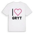 Jag älskar Gryt t-shirt stort tryck