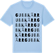 Blue Soul t-shirt med Gubbkärr ordlek t-shirt