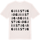 Vintage White t-shirt med Gubbstugan ordlek t-shirt
