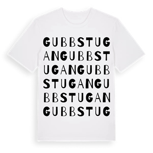 Gubbstugan ordlek t-shirt – ekologisk bomull t-shirt från Pinshirt