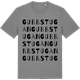 Mid Heather Gray t-shirt med Gubbstugan ordlek t-shirt