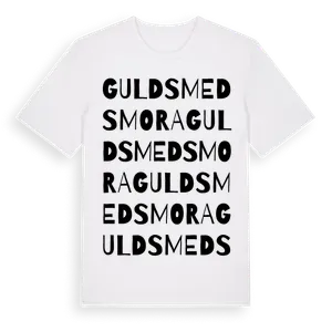 Guldsmedsmora ordlek t-shirt – ekologisk bomull t-shirt från Pinshirt