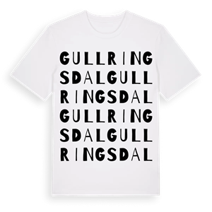 Gullringsdal ordlek t-shirt – ekologisk bomull t-shirt från Pinshirt