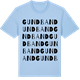Blue Soul t-shirt med Gundband ordlek t-shirt