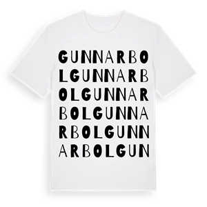 Gunnarbol ordlek t-shirt – ekologisk bomull t-shirt från Pinshirt