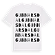 Gunnarsdal ordlek t-shirt