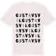 Vintage White t-shirt med Gustavsvik ordlek t-shirt