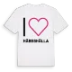 Jag älskar Häbbshälla t-shirt stort tryck