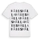 Häbbshälla ordlek t-shirt