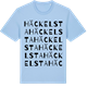 Blue Soul t-shirt med Häckelsta ordlek t-shirt
