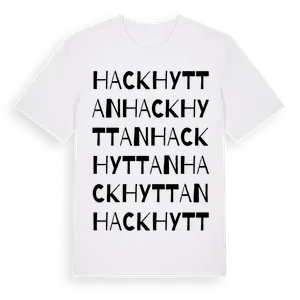 Hackhyttan ordlek t-shirt – ekologisk bomull t-shirt från Pinshirt