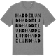 Mid Heather Gray t-shirt med Haddelund ordlek t-shirt