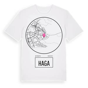 Haga t-shirt – ekologisk bomull t-shirt från Pinshirt