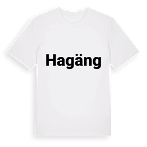 Hagäng fetstil t-shirt – ekologisk bomull t-shirt från Pinshirt