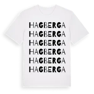 Hagberga ordlek t-shirt – ekologisk bomull t-shirt från Pinshirt