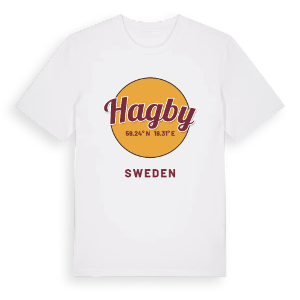 Hagby cirkel t-shirt – ekologisk bomull t-shirt från Pinshirt