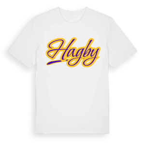 Hagby baseball t-shirt – ekologisk bomull t-shirt från Pinshirt