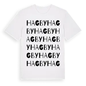 Hagby ordlek t-shirt – ekologisk bomull t-shirt från Pinshirt