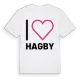 Jag älskar Hagby t-shirt stort tryck