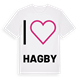 Jag älskar Hagby t-shirt stort tryck
