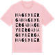 Pink Cotton t-shirt med Hagbyberga ordlek t-shirt