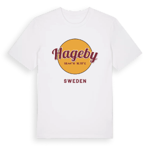 Hageby cirkel t-shirt – ekologisk bomull t-shirt från Pinshirt