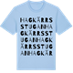 Blue Soul t-shirt med Hagkärrsstugan ordlek t-shirt