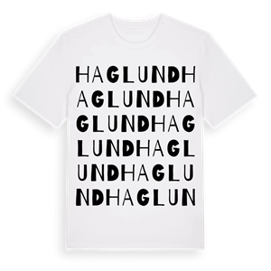 Haglund ordlek t-shirt – ekologisk bomull t-shirt från Pinshirt