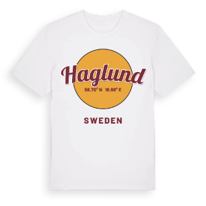 Haglund cirkel t-shirt – ekologisk bomull t-shirt från Pinshirt
