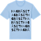 Blue Soul t-shirt med Hagnäset ordlek t-shirt