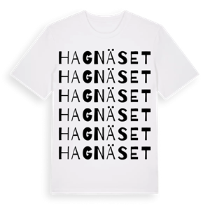 Hagnäset ordlek t-shirt – ekologisk bomull t-shirt från Pinshirt