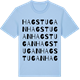 Blue Soul t-shirt med Hagstugan ordlek t-shirt