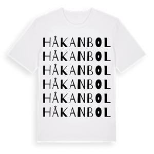 Håkanbol ordlek t-shirt – ekologisk bomull t-shirt från Pinshirt