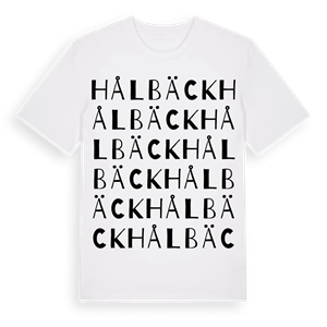 Hålbäck ordlek t-shirt – ekologisk bomull t-shirt från Pinshirt