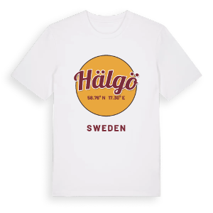 Hälgö cirkel t-shirt – ekologisk bomull t-shirt från Pinshirt