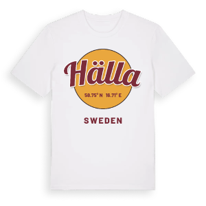 Hälla cirkel t-shirt – ekologisk bomull t-shirt från Pinshirt