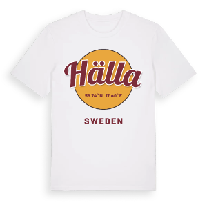 Hälla cirkel t-shirt – ekologisk bomull t-shirt från Pinshirt