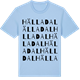 Blue Soul t-shirt med Hälladal ordlek t-shirt