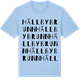 Blue Soul t-shirt med Hällbybrunn ordlek t-shirt