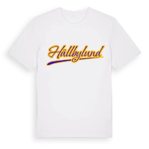 Hällbylund baseball t-shirt – ekologisk bomull t-shirt från Pinshirt