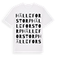 Hälleforstorp ordlek t-shirt