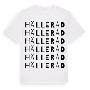 Hälleråd ordlek t-shirt – ekologisk bomull t-shirt från Pinshirt