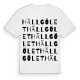 Hällgölet ordlek t-shirt