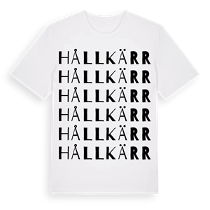 Hållkärr ordlek t-shirt – ekologisk bomull t-shirt från Pinshirt