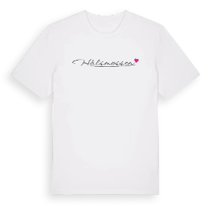 Hålsmossen hjärta t-shirt – ekologisk bomull t-shirt från Pinshirt